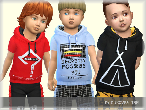 Sims 4 Hoody for boys by bukovka at TSR
