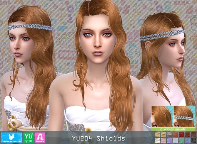 Sims 4 YU204 Shields hair (P) at Newsea Sims 4