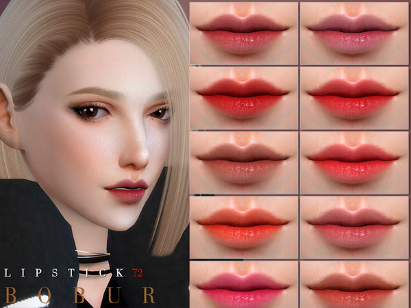 Sims 4 Lipstick 72 by Bobur3 at TSR