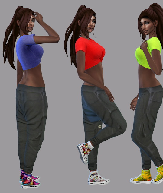 SEMLLER HIGH CONVERSE Recolor at Teenageeaglerunner » Sims 4 Updates