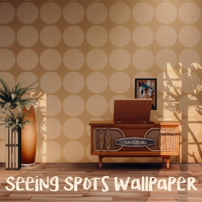Sims 4 SEEING SPOTS WALLPAPER at Picture Amoebae