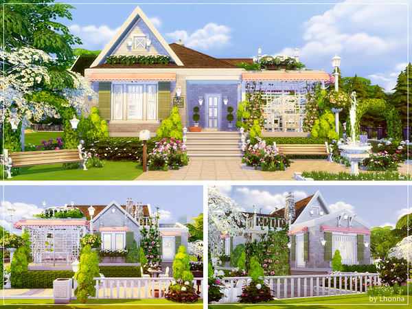 Sims 4 Little Lily house by Lhonna at TSR