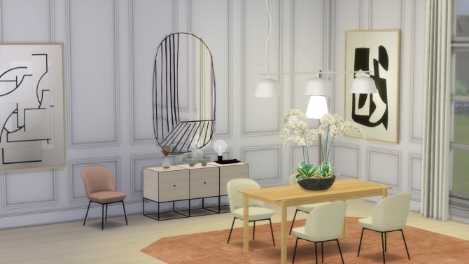 Sims 4 OSLO SIDE CHAIR (P) at Meinkatz Creations
