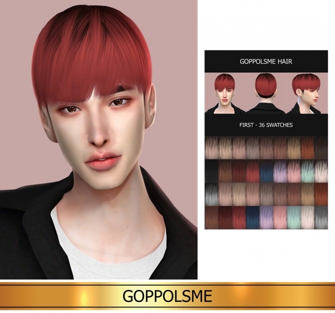 Sims 4 First hair (P) at GOPPOLS Me