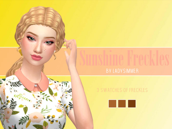Sims 4 Sunshine Freckles by LadySimmer94 at TSR