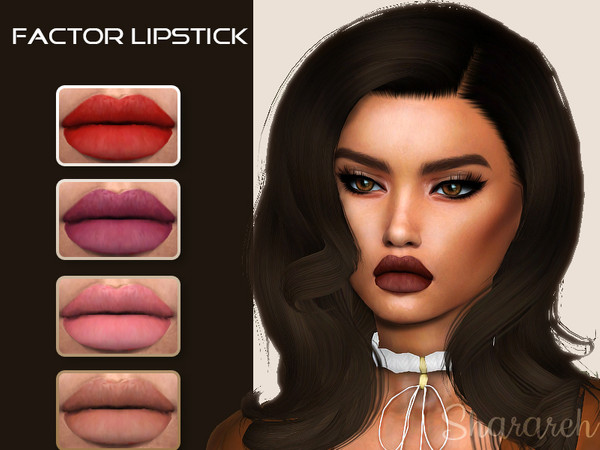 Sims 4 Factor lipstick by Sharareh at TSR