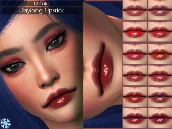 Sims 4 LMCS Daylong Lipstick by Lisaminicatsims at TSR