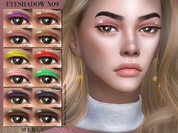 Sims 4 Eyeshadow N09 by Merci at TSR