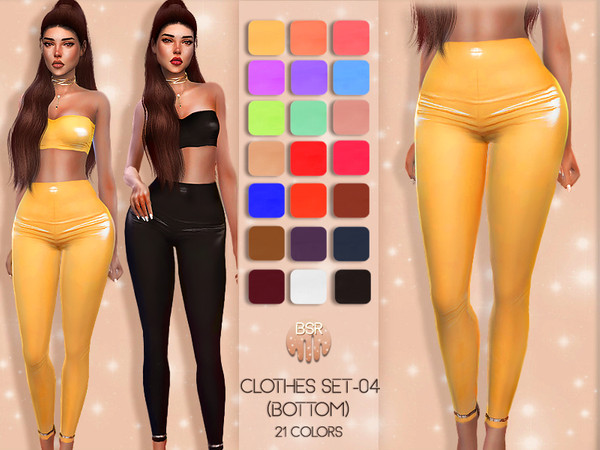 Sims 4 Clothes SET 04 BOTTOM BD36 by busra tr at TSR