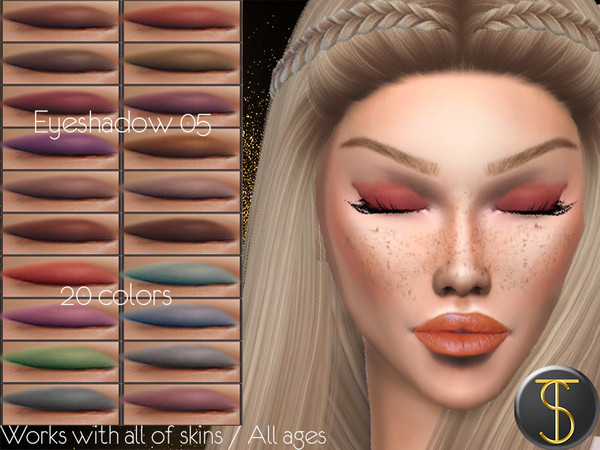 Sims 4 Eyeshadow 05 by turksimmer at TSR