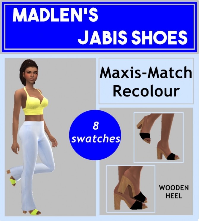 Sims 4 MADLEN’S JABIS SHOES RECOLOUR at Sims4Sue