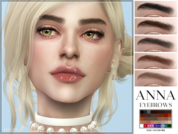 Sims 4 Anna Eyebrows N145 by Pralinesims at TSR