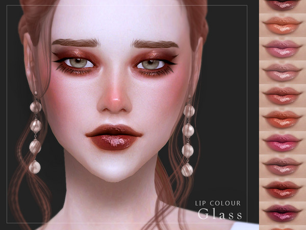 Sims 4 Glass Lip Colour by Screaming Mustard at TSR