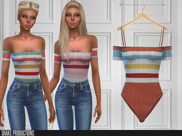 Sims 4 267 Bodysuit by ShakeProductions at TSR