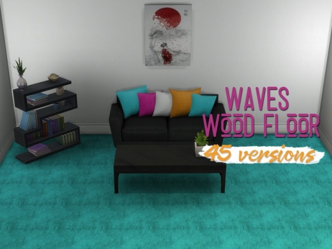 Sims 4 Waves wood floor at Midnightskysims