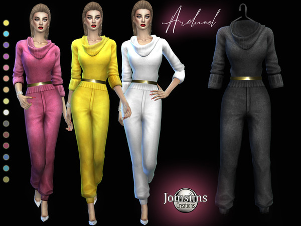 Sims 4 Ardnael jumpsuit by jomsims at TSR