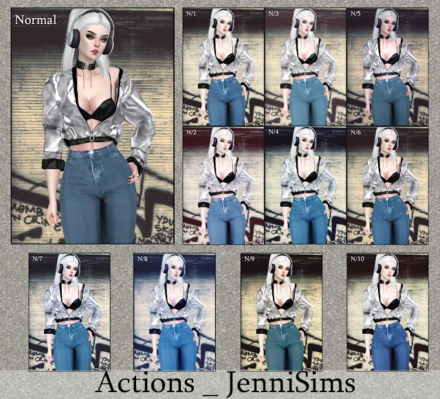 Sims 4 Action Photoshop (different light effects) at Jenni Sims
