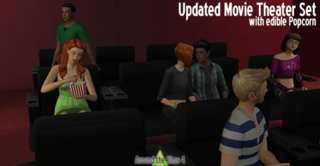 Updated Movie Theater by Sandy at Around the Sims 4