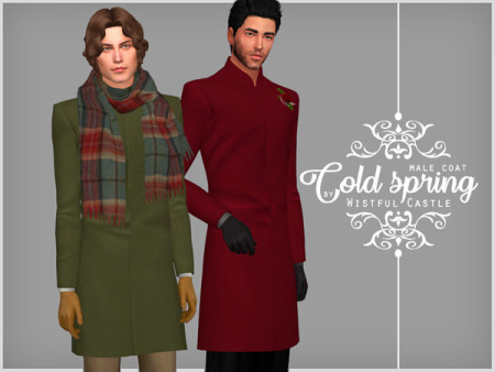 Cold Spring male coat by WistfulCastle at TSR