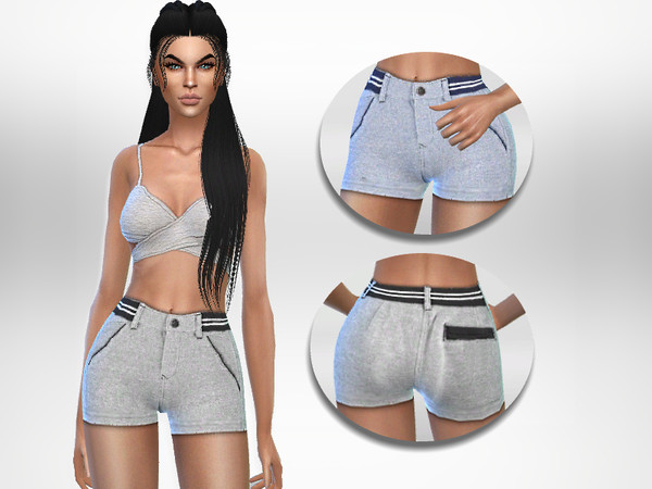 Sims 4 Casual shorts by Puresim at TSR