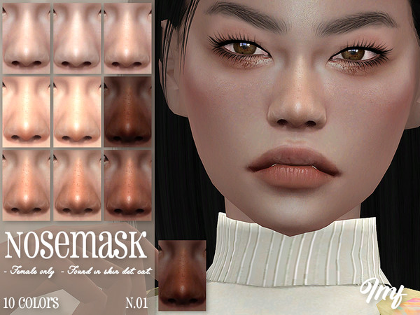 Sims 4 IMF Nosemask N.01 by IzzieMcFire at TSR