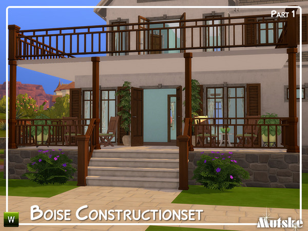 Sims 4 Boise Construction set Part 1 by mutske at TSR