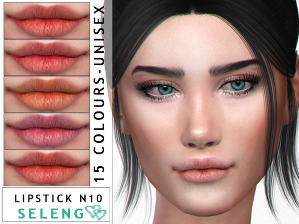 Sims 4 Lipstick N10 by Seleng at TSR