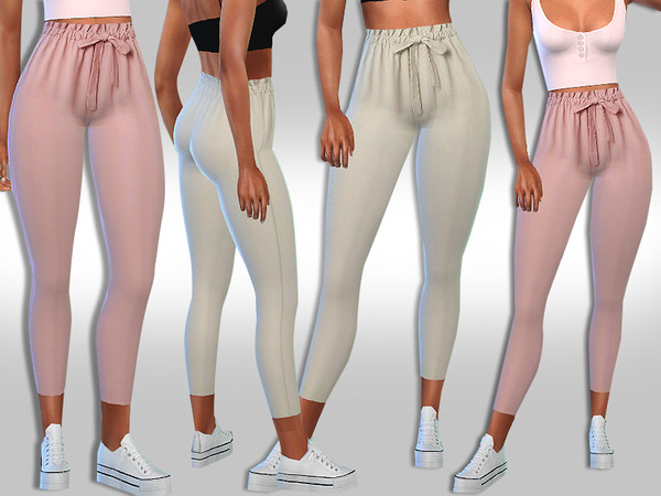 Sims 4 Casual Light Colour Trousers by Saliwa at TSR