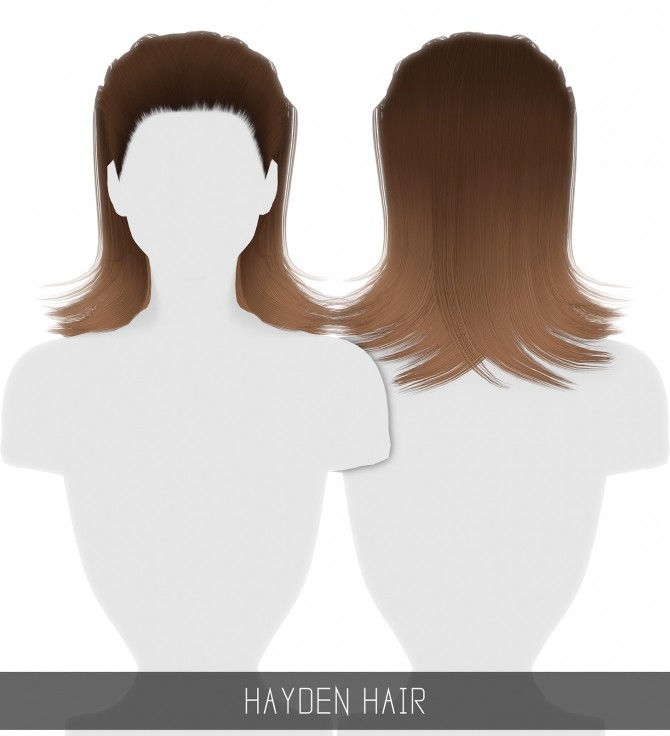 Sims 4 HAYDEN HAIR + OMBRES + TODDLER & CHILD at Simpliciaty