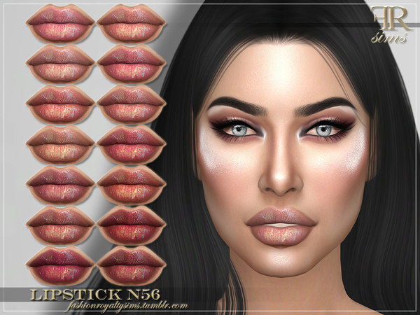 Sims 4 FRS Lipstick N56 by FashionRoyaltySims at TSR