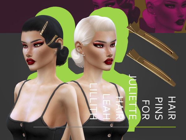Sims 4 Juliette Hair by Leah Lillith at TSR