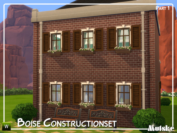 Sims 4 Boise Construction set Part 1 by mutske at TSR