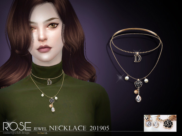 Sims 4 Necklace 201905 by S Club LL at TSR