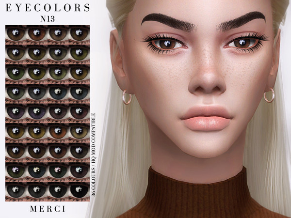 Sims 4 Eyecolors N13 by Merci at TSR