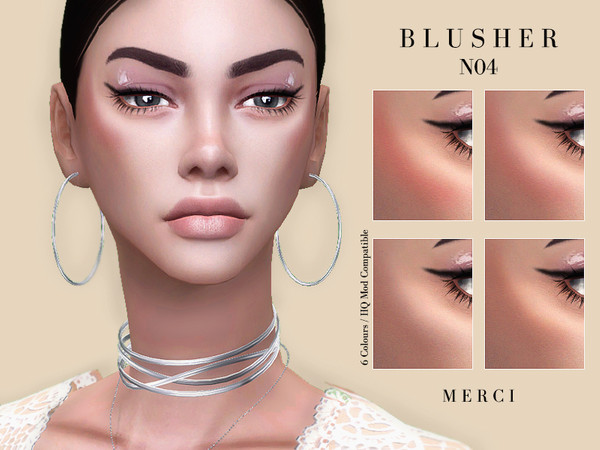 Sims 4 Blusher N04 by Merci at TSR