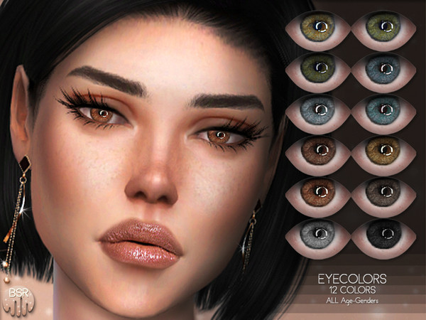 Sims 4 Eyecolors BES16 by busra tr at TSR