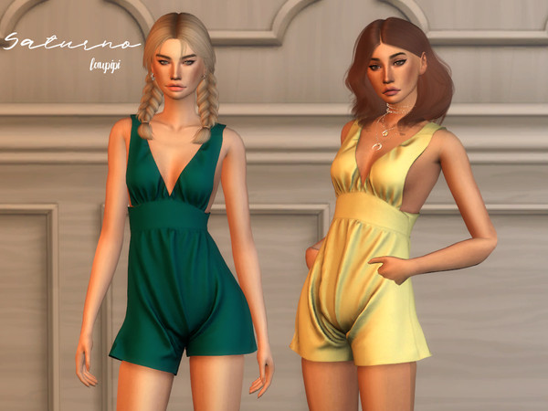 Sims 4 Saturno jumpsuit by laupipi at TSR