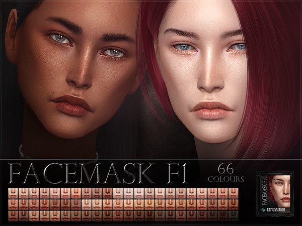 Sims 4 Female Facemask 01 by RemusSirion at TSR