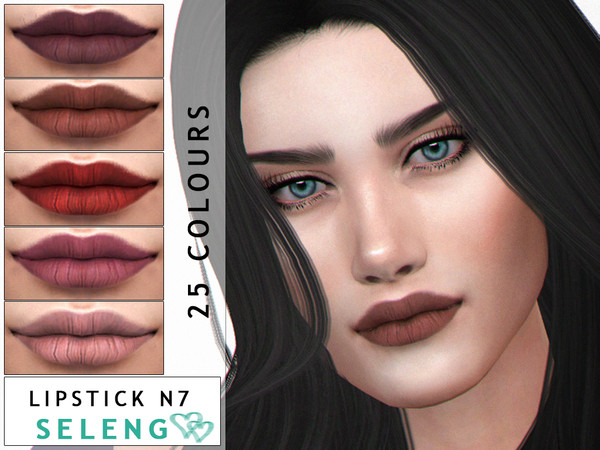 Sims 4 Lipstick N7 by Seleng at TSR