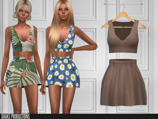 Sims 4 263 Dress by ShakeProductions at TSR