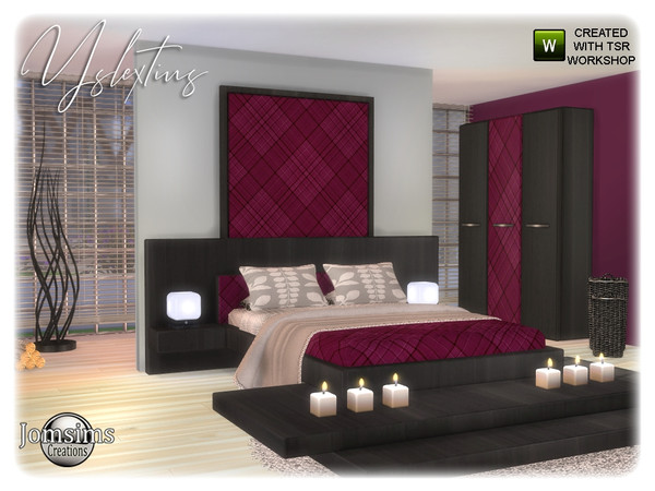 Sims 4 Yslextius bedroom by  jomsims at TSR