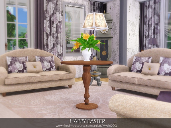 Sims 4 Happy Easter house by MychQQQ at TSR