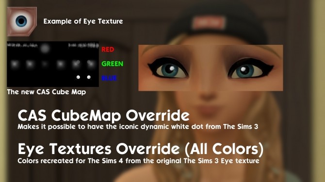 Sims 4 TS3 to TS4 Eye Textures by littledica at Mod The Sims