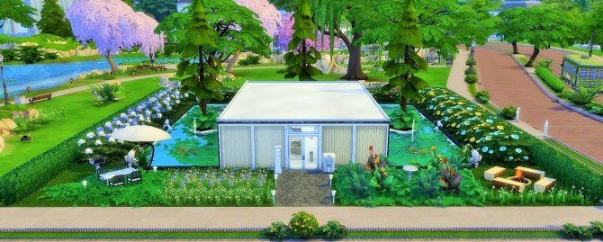 Sims 4 One Story Home by heikeg at Mod The Sims