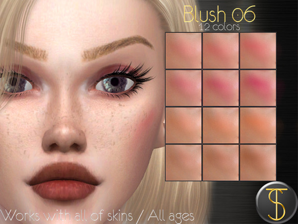 Sims 4 Blush 06 by turksimmer at TSR