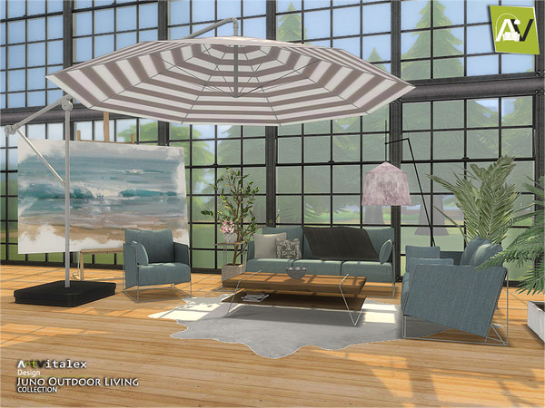Sims 4 Juno Outdoor Living by ArtVitalex at TSR