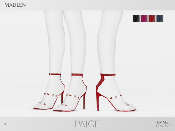 Sims 4 Madlen Paige Shoes by MJ95 at TSR