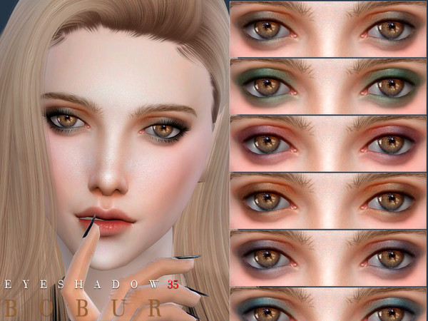 Sims 4 Eyeshadow 35 by Bobur3 at TSR