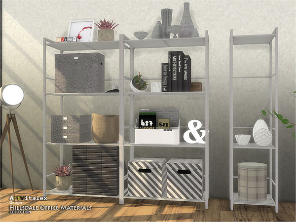 Sims 4 Hillsdale Office Materials by ArtVitalex at TSR