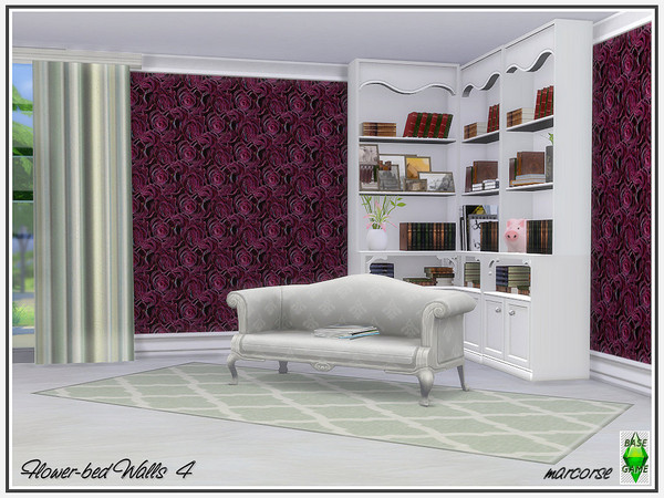 Sims 4 Flower bed walls by marcorse at TSR